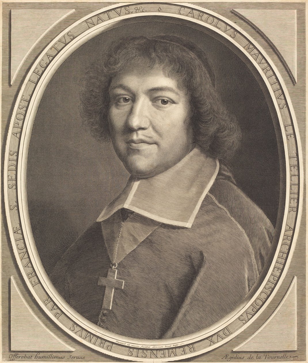 Charles-Maurice Le Tellier von Robert Nanteuil
