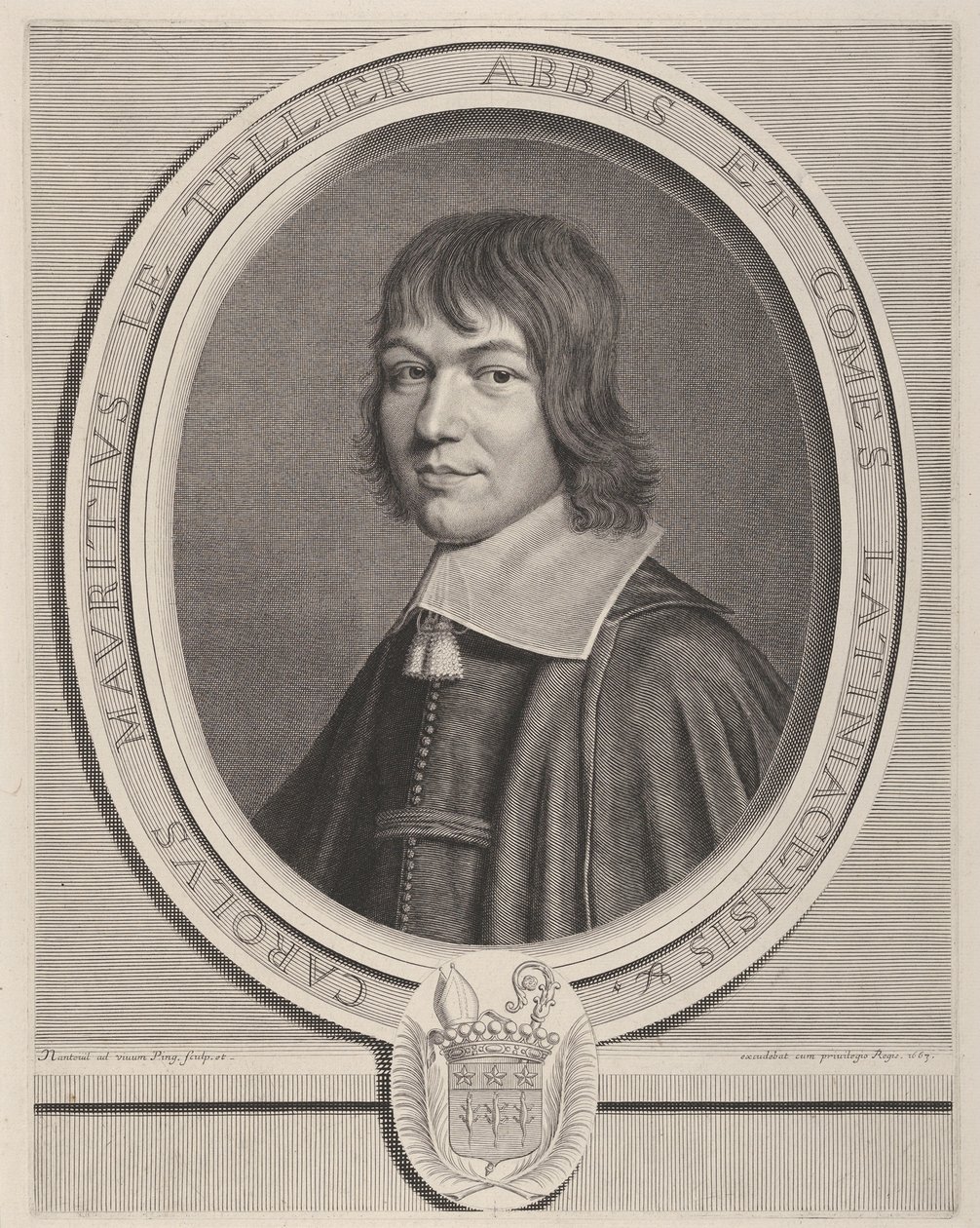 Charles-Maurice Le Tellier, 1663 von Robert Nanteuil