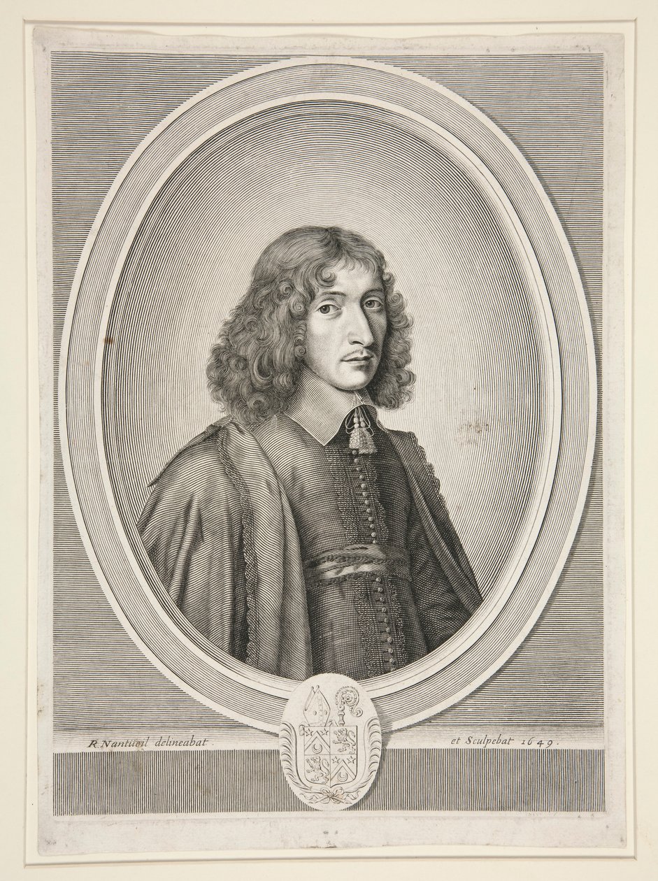 François Molé, Abt von Sainte-Croix de Bordeaux, dann Meister der Anfragen (1625-1712) von Robert Nanteuil