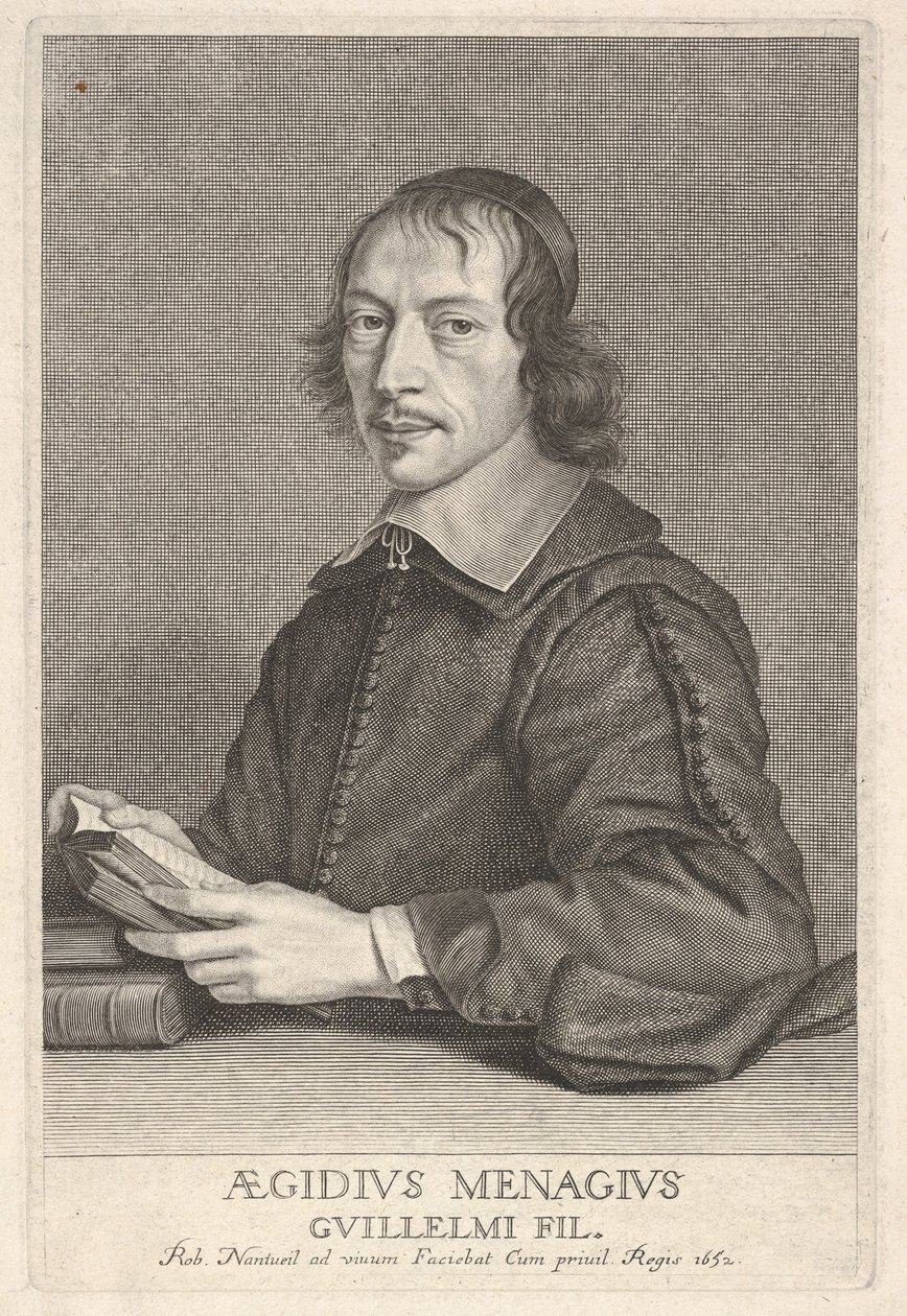 Gilles Ménage von Robert Nanteuil
