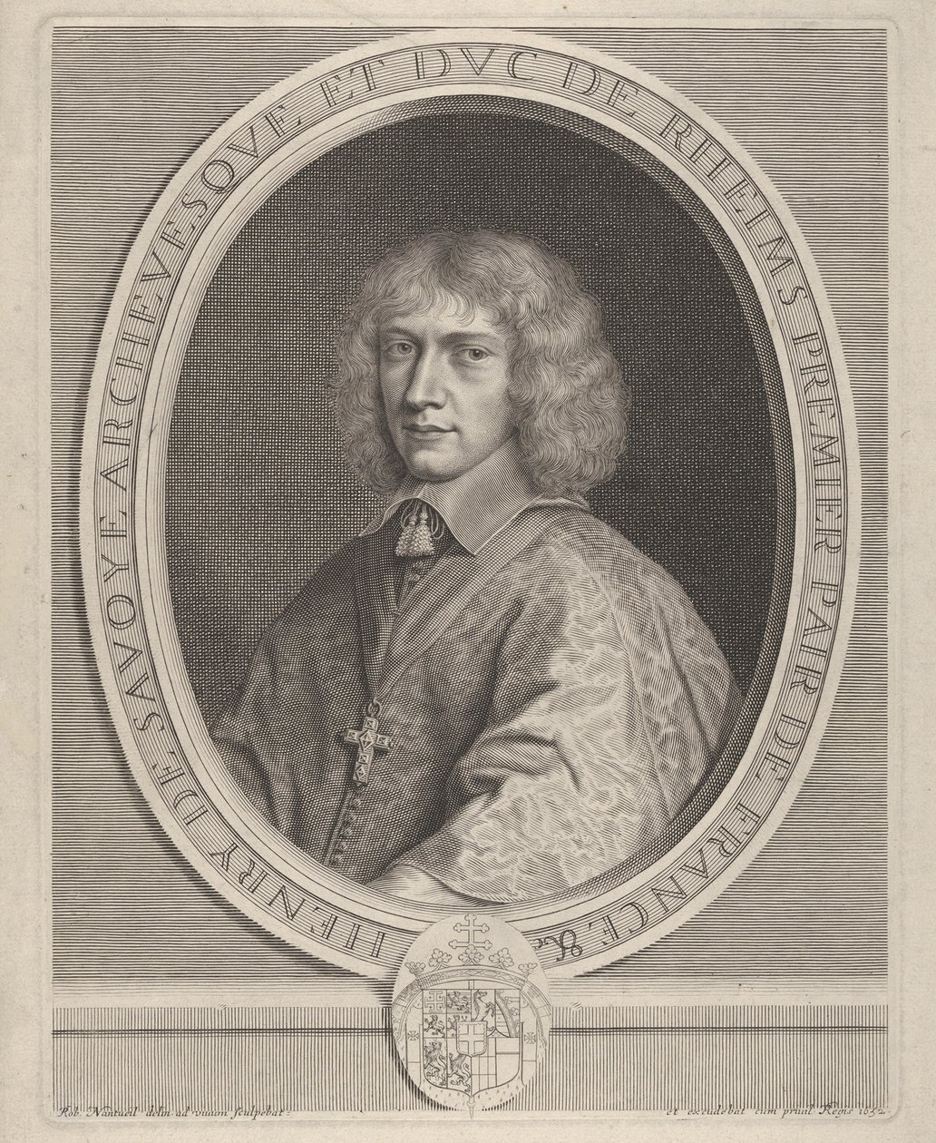 Henri II de Savoie, ca. 1651 von Robert Nanteuil
