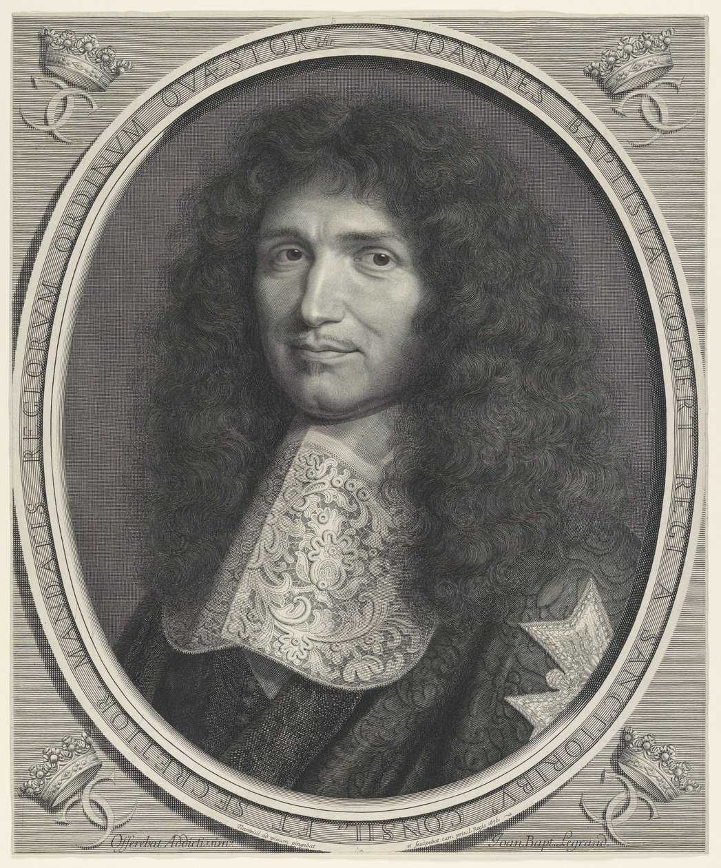 Jean-Baptiste Colbert (1619-1683) von Robert Nanteuil
