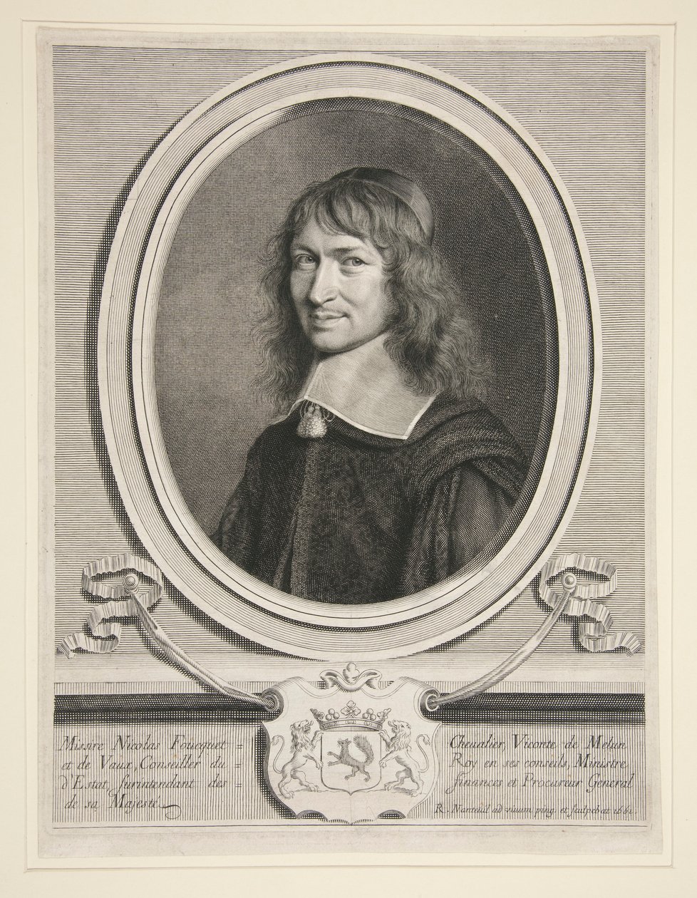 Nicolas Fouquet, Vicomte von Melun und von Vaux von Robert Nanteuil