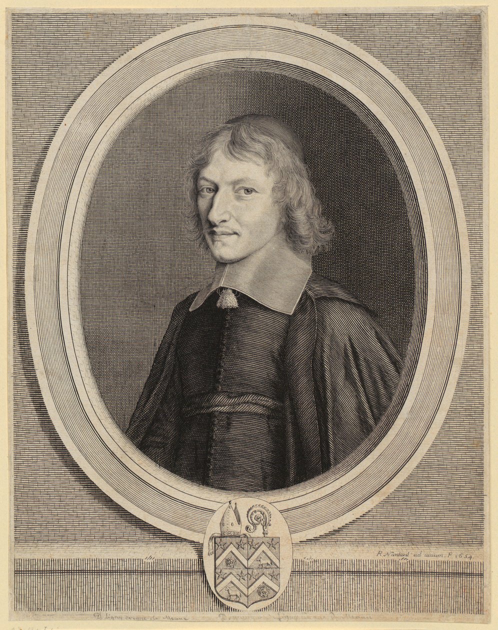 Porträt von Dominique de Ligny von Robert Nanteuil