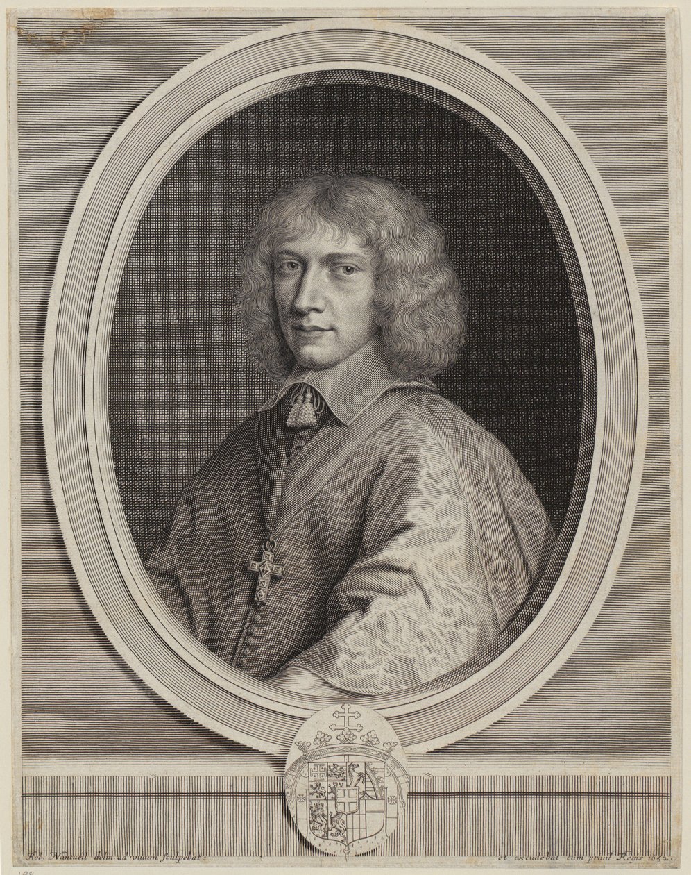 Porträt von Henri II de Savoie [Graf von Nemours] von Robert Nanteuil
