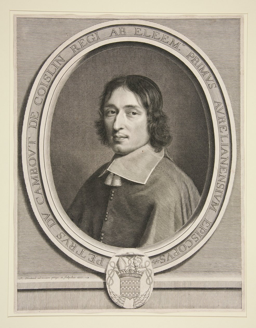 Porträt des Kardinals de Coislin von Robert Nanteuil
