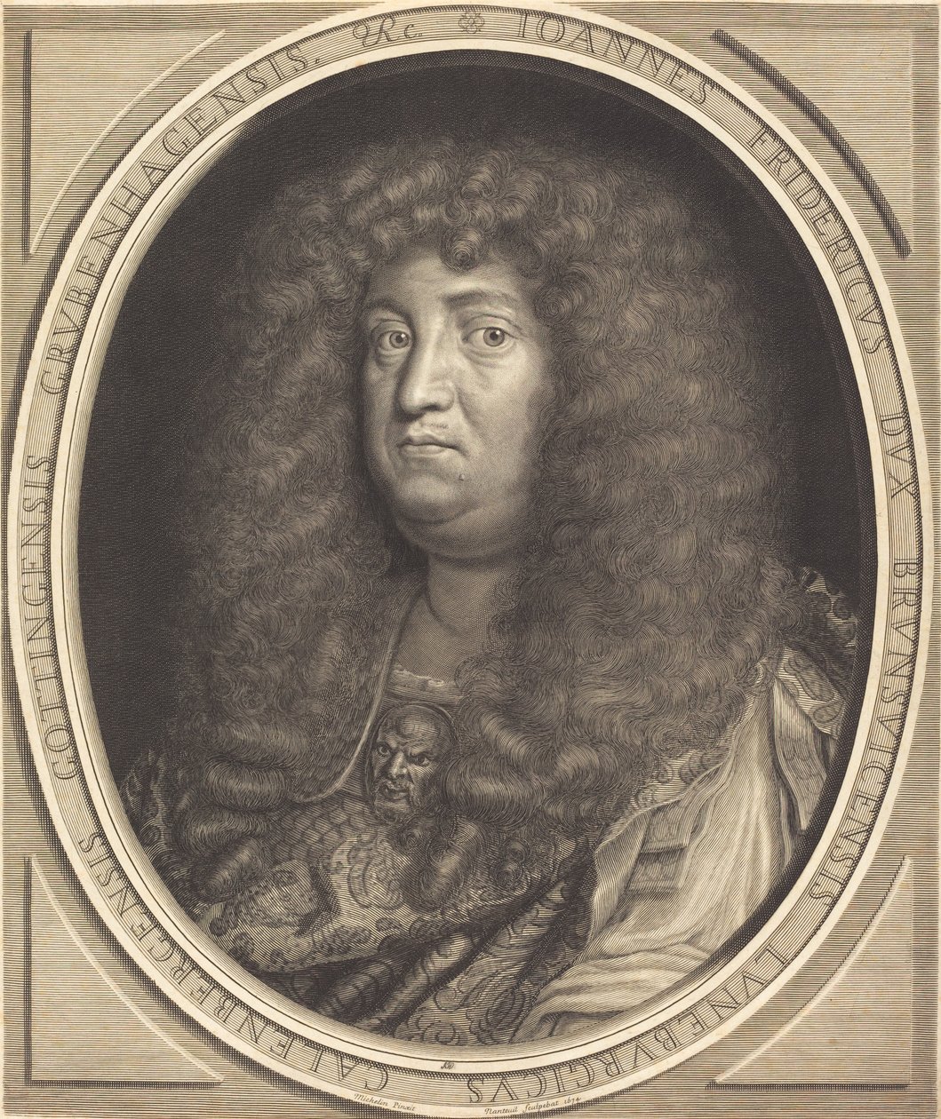 Jean-Frederic, Herzog von Braunschweig-Lüneburg (Hannover) von Robert Nanteuil after Jean Michelin