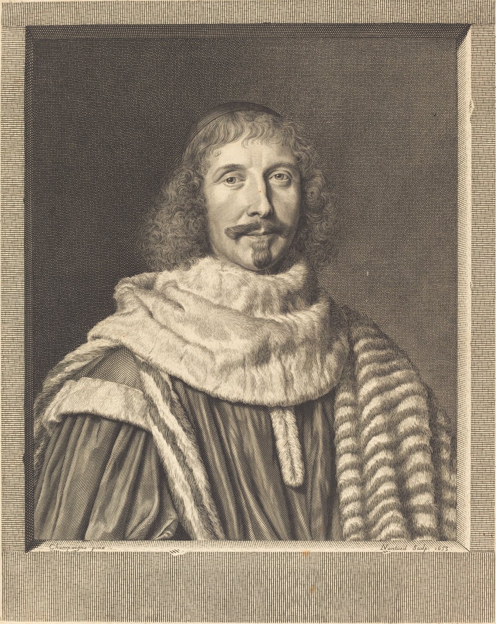 Pompone II de Bellievre von Robert Nanteuil after Philippe de Champaigne