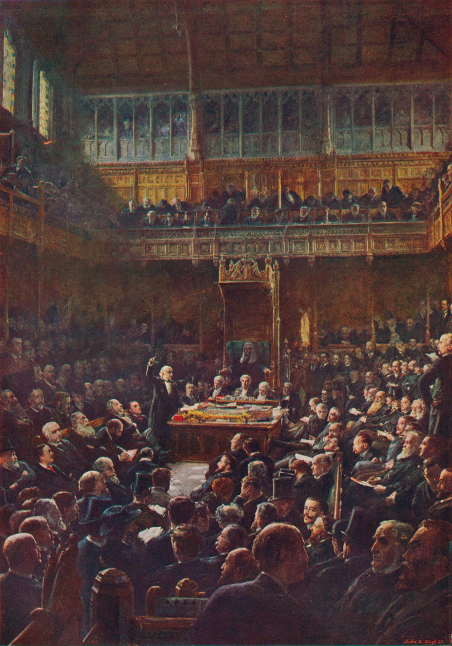 Das Unterhaus, 13. Februar 1893 von Robert Ponsonby Staples