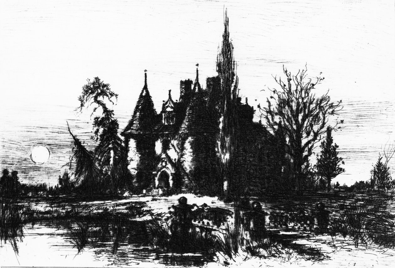 Das Haus Usher, Illustration aus 