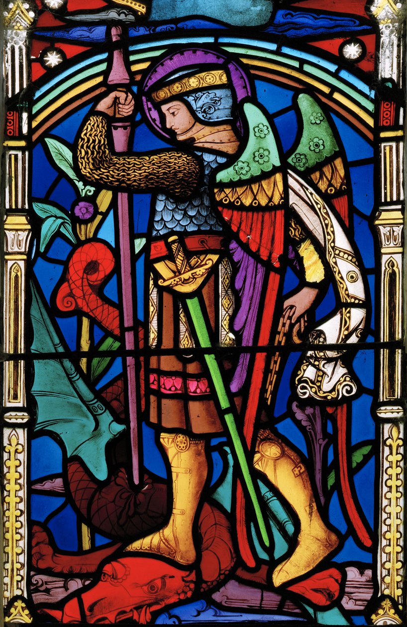 Das Jüngste Gericht (Detail, St. Michael) von Robert Turnill Bayne