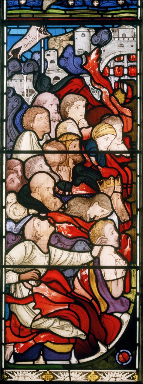 Die Verdammten (Detail aus Das Jüngste Gericht) von Robert Turnill Bayne