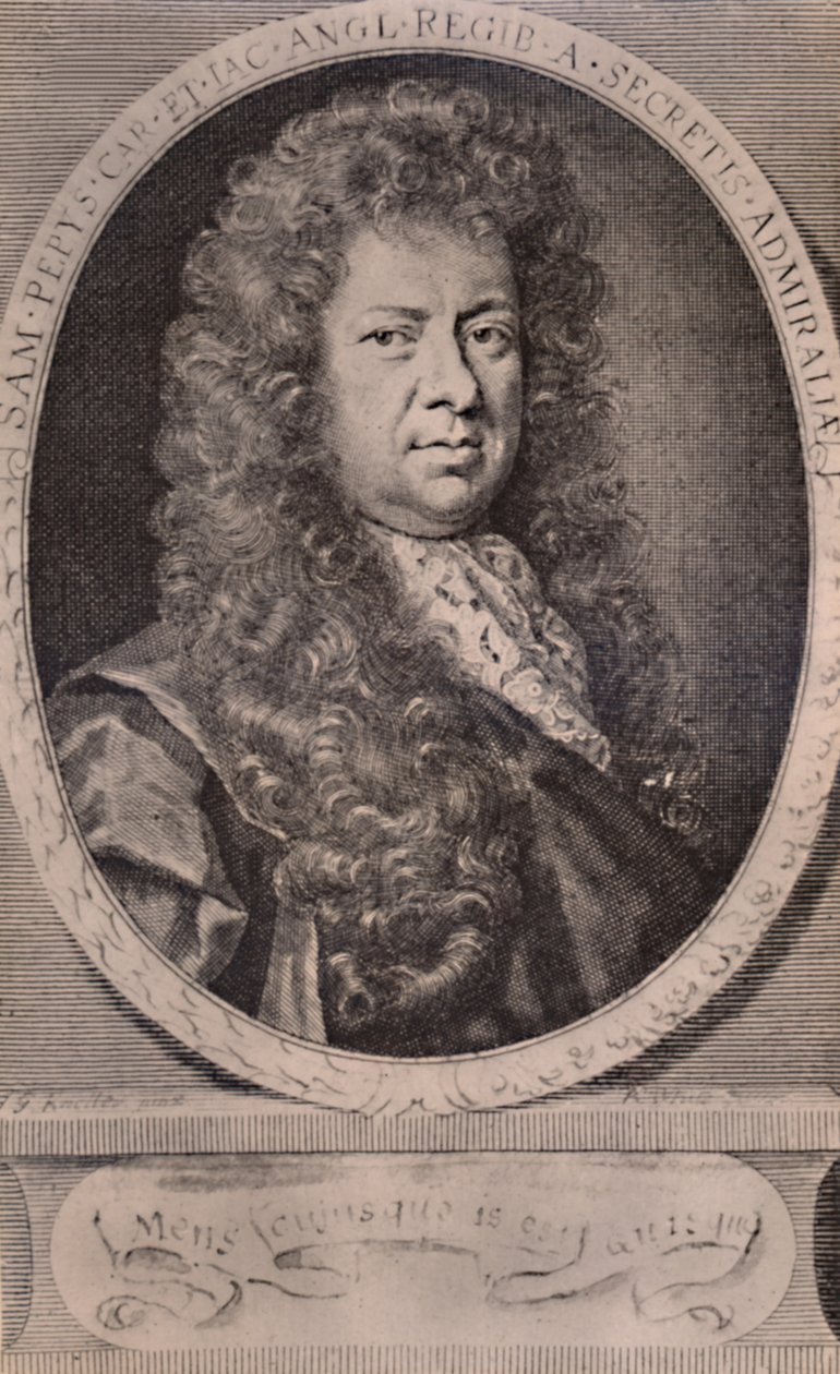 Samuel Pepys, englischer Tagebuchschreiber und Marineverwalter von Robert White