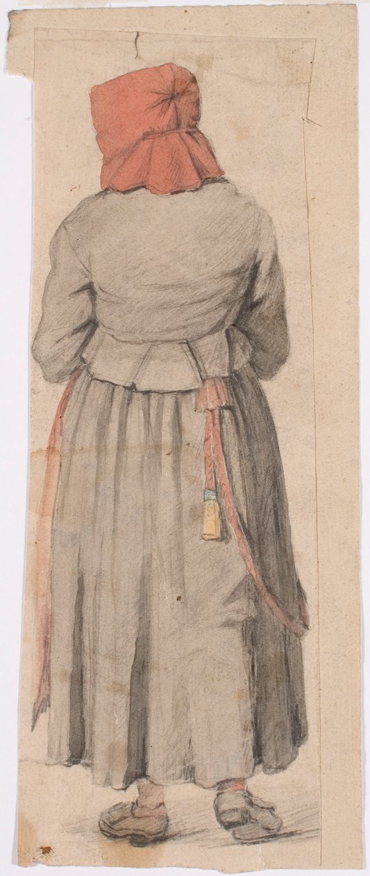 Von hinten stehende moralische Frau von Robert Wilhelm Ekman