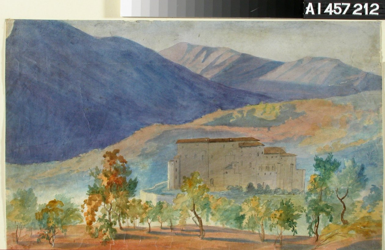 Subiaco, Rocca Abbaziale von Robert Wilhelm Ekman