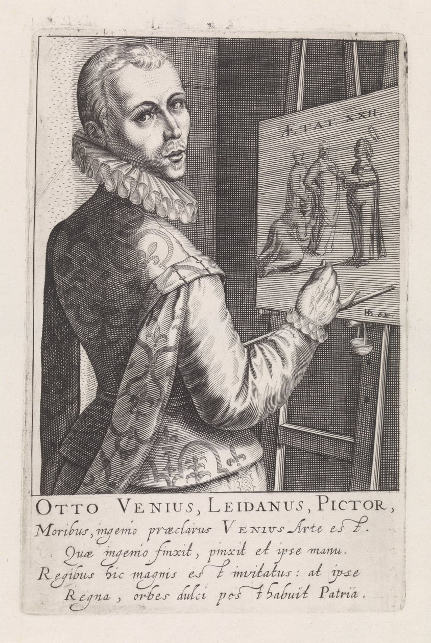 Porträt von Otto van Veen von Robert Willemsz de Baudous