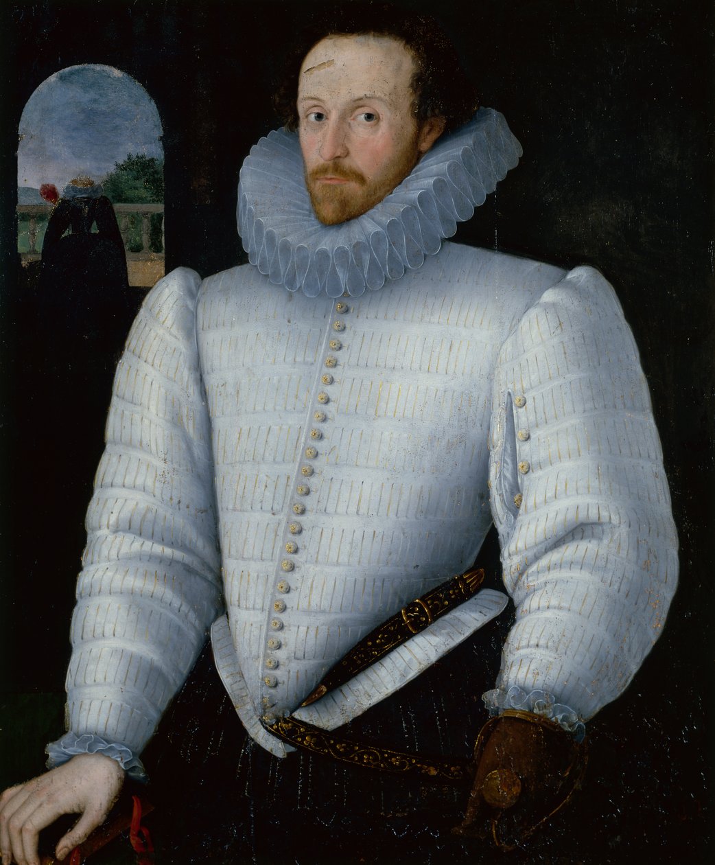 Porträt von Sir Walter Raleigh von Robert the Elder Peake
