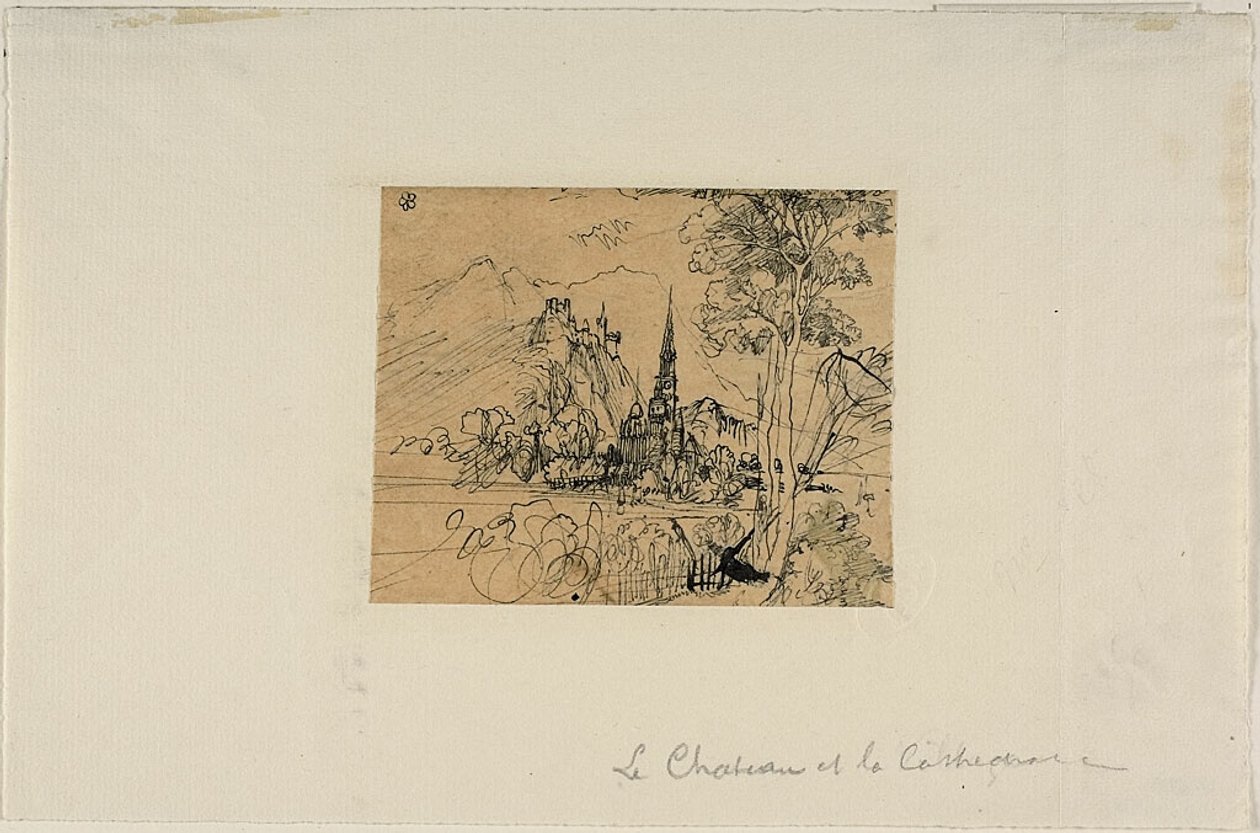 Das Schloss und die Kathedrale von Rodolphe Bresdin