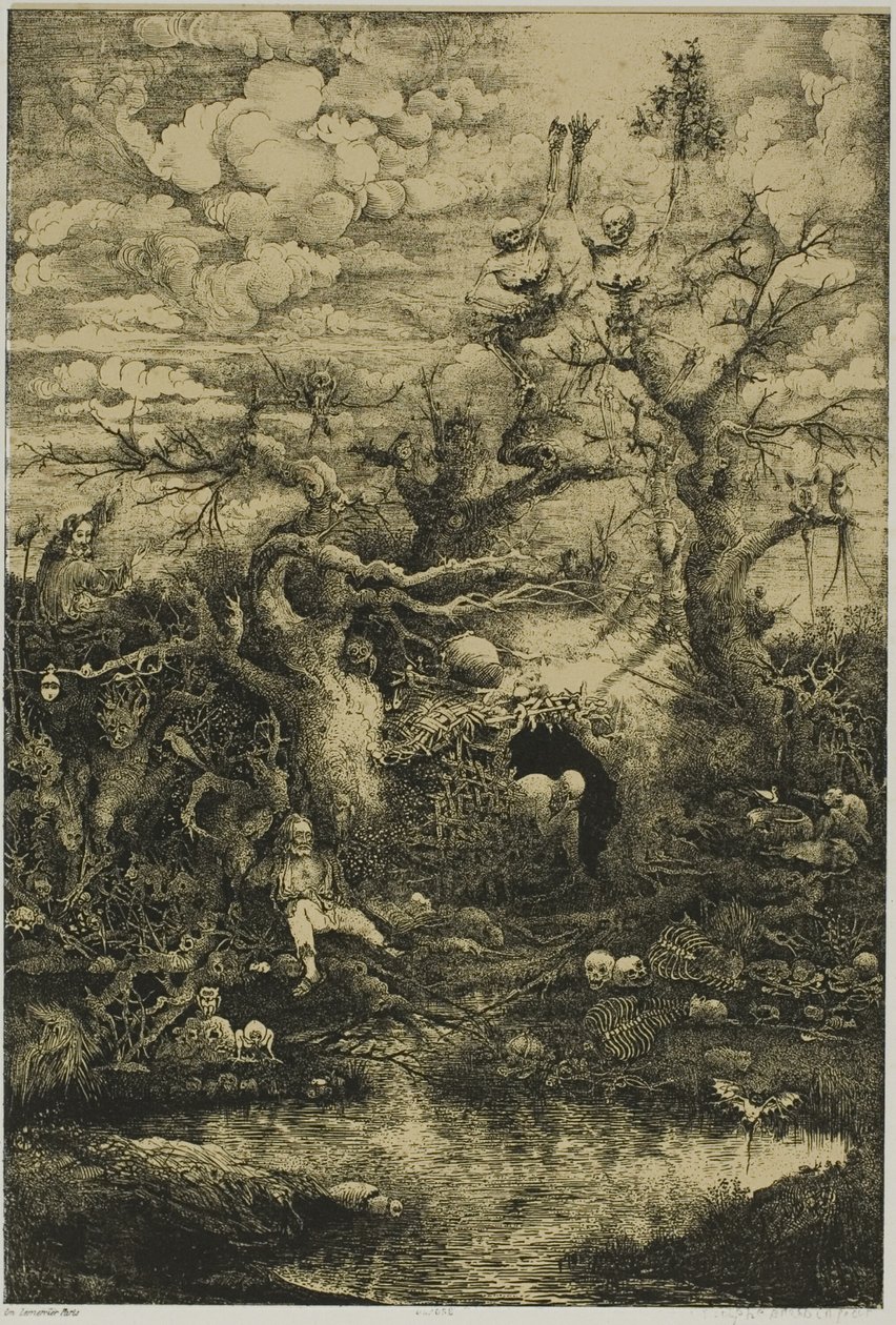 Die Komödie des Todes (La comédie de la mort) von Rodolphe Bresdin