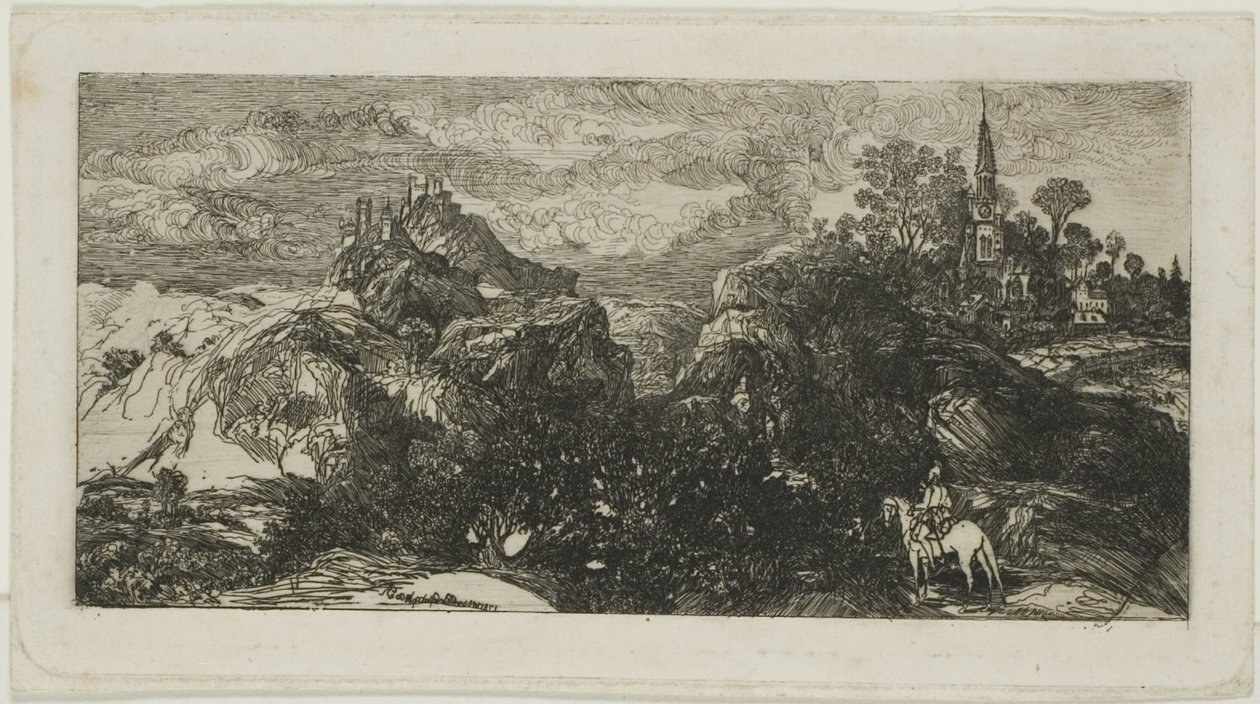 Die Rückkehr des Ritters von Rodolphe Bresdin