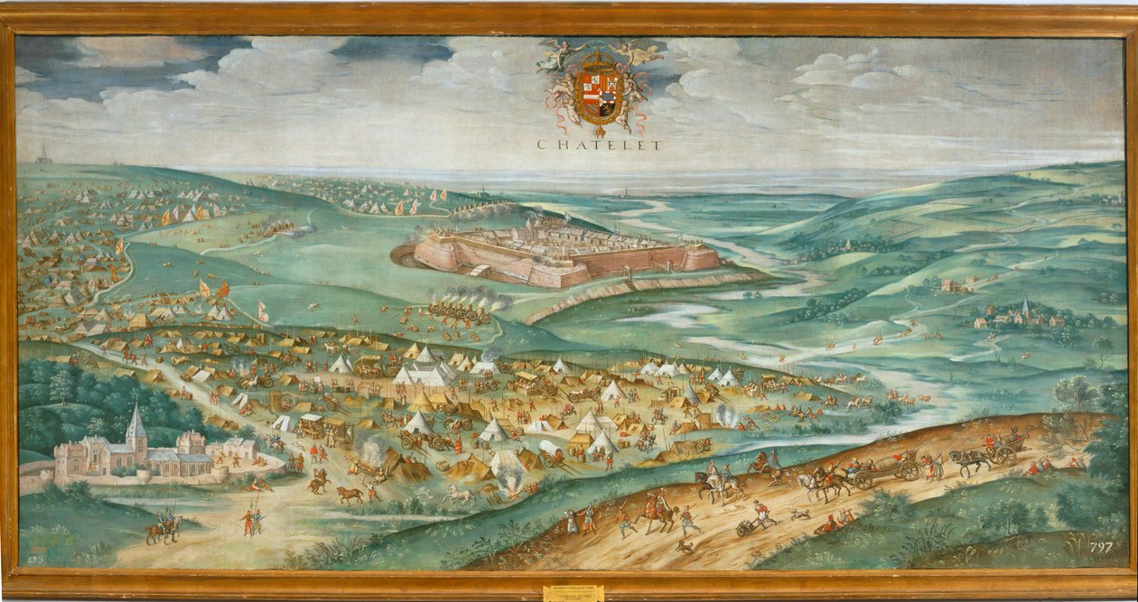 Die Kapitulation der Festung Chatelet von Rodrigo de Holanda