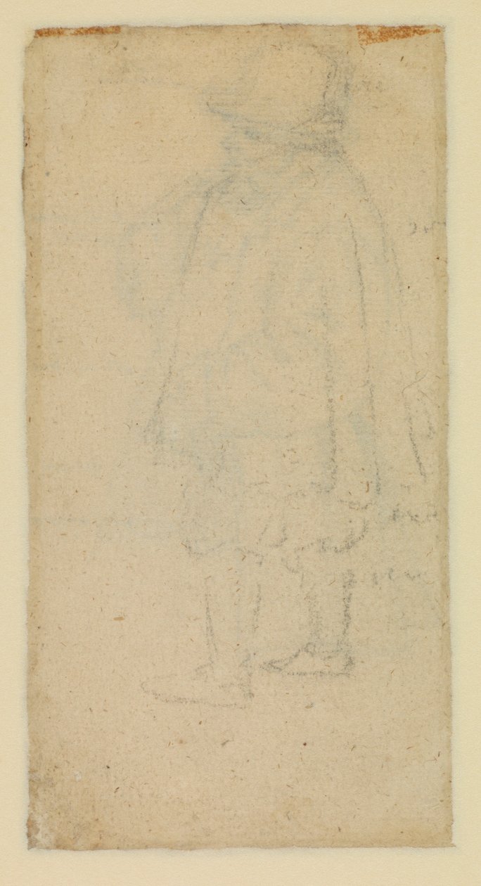 Mann von hinten gesehen (Verso) von Roelandt Jacobsz and Bruegel Pieter the Elder Savery