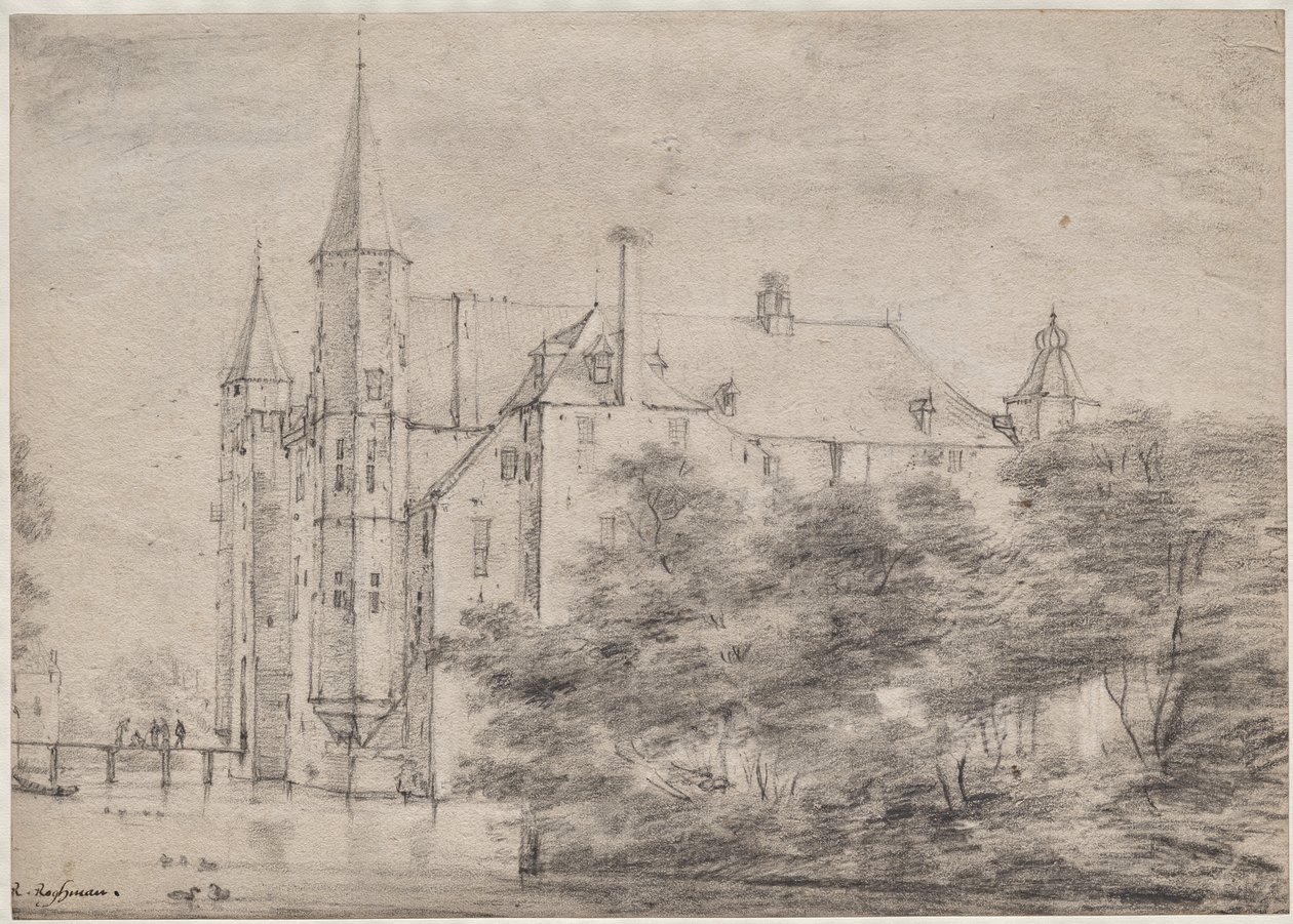Schloss Zuylen bei Utrecht von Roelant Roghman