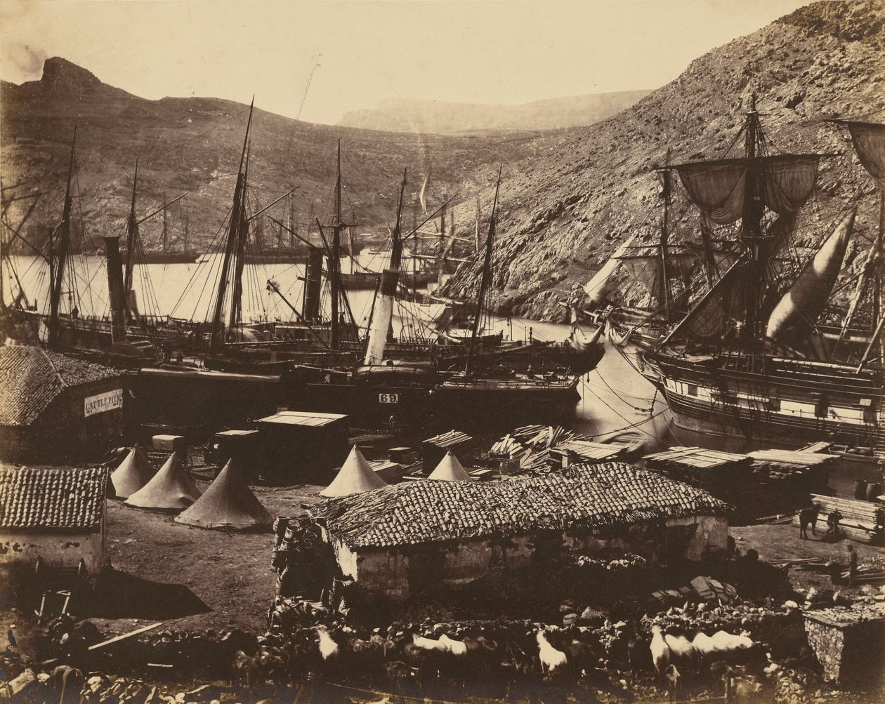 Kosakenbucht, Balaklawa von Roger Fenton