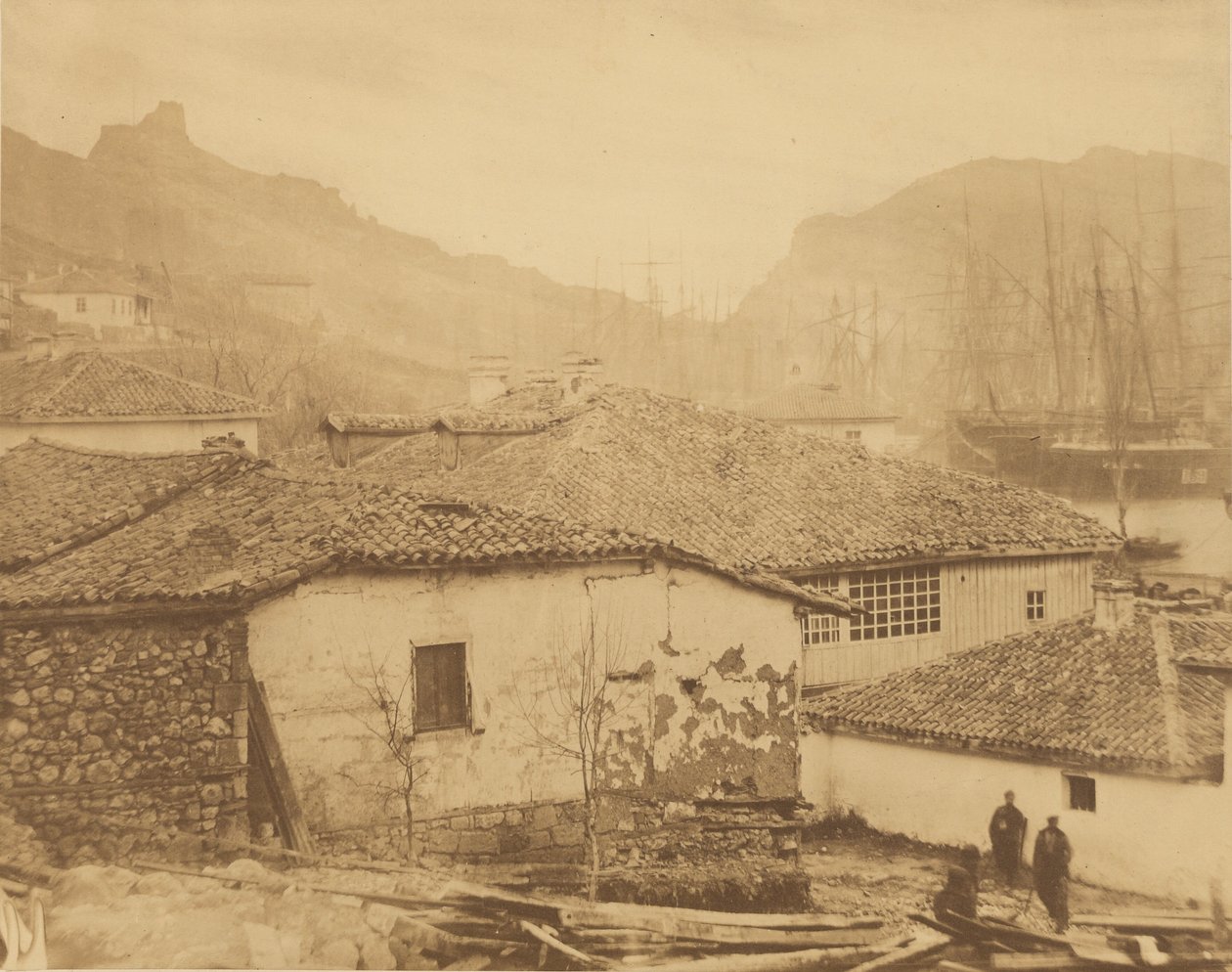 Hütten in Balaklawa von Roger Fenton