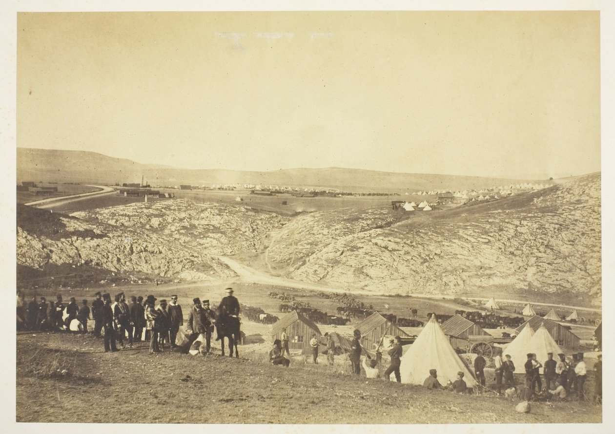 Lager der Pferdeartillerie von Roger Fenton