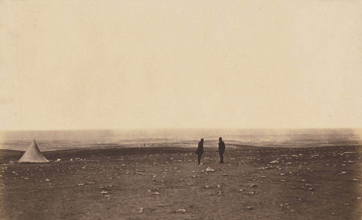 Offiziere auf der Wache am Cathcarts Hill von Roger Fenton