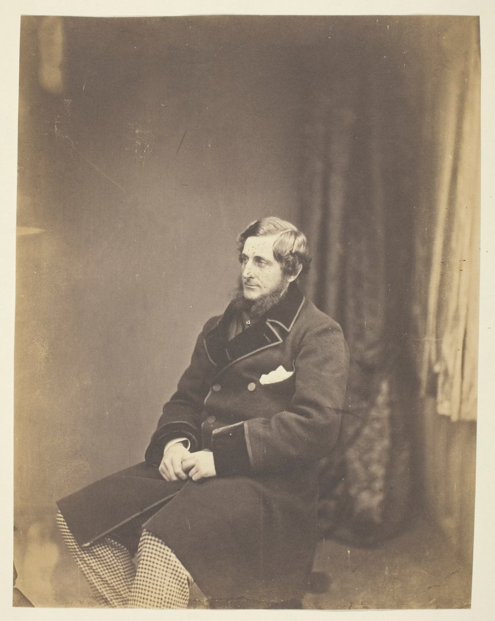 Sir J. Montagu Steele (1820-1890), Militärsekretär, Krim von Roger Fenton