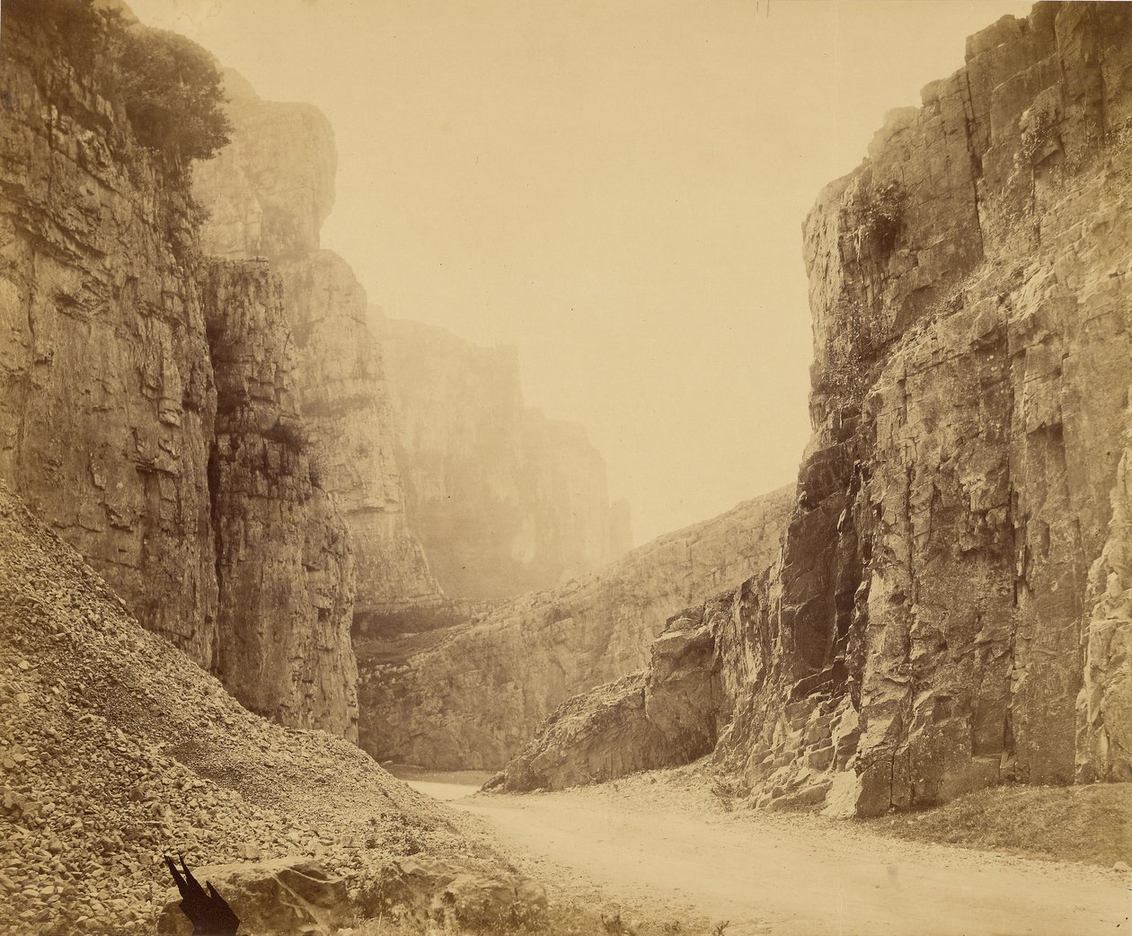 Die Cheddar-Klippen, das zentrale Tal von Roger Fenton