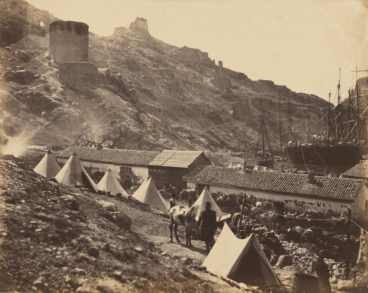 Die genuesische Festung, Balaklawa von Roger Fenton