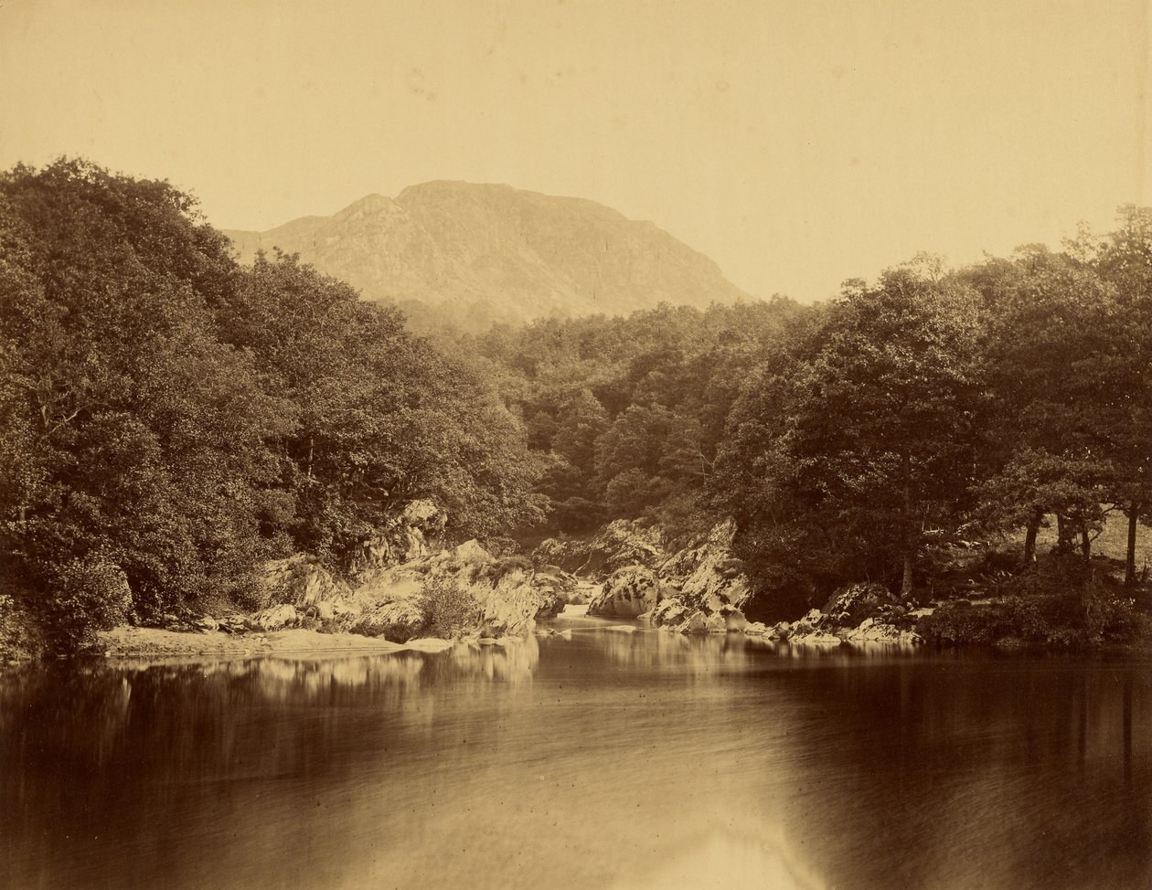 Der Llyn Glas, am Conway von Roger Fenton