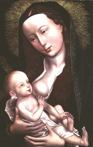 Madonna mit Kind von Rogier van der (attr. to) Weyden