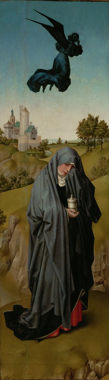 Heilige Maria Magdalena Das Kreuzigungstriptychon, ca. 1440 von Rogier van der Weyden