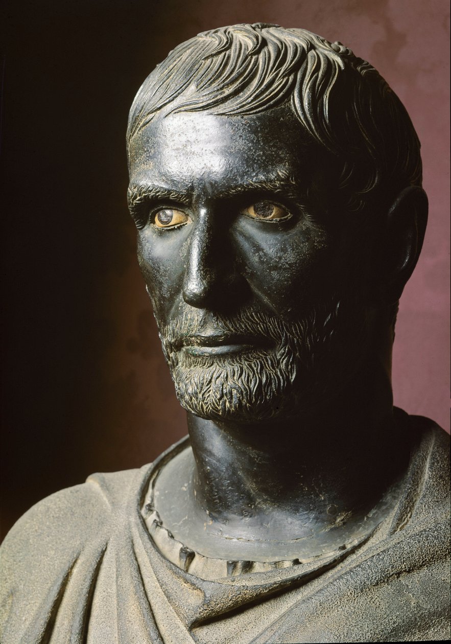 Büste von Brutus (Bruto Capitolino) von Roman