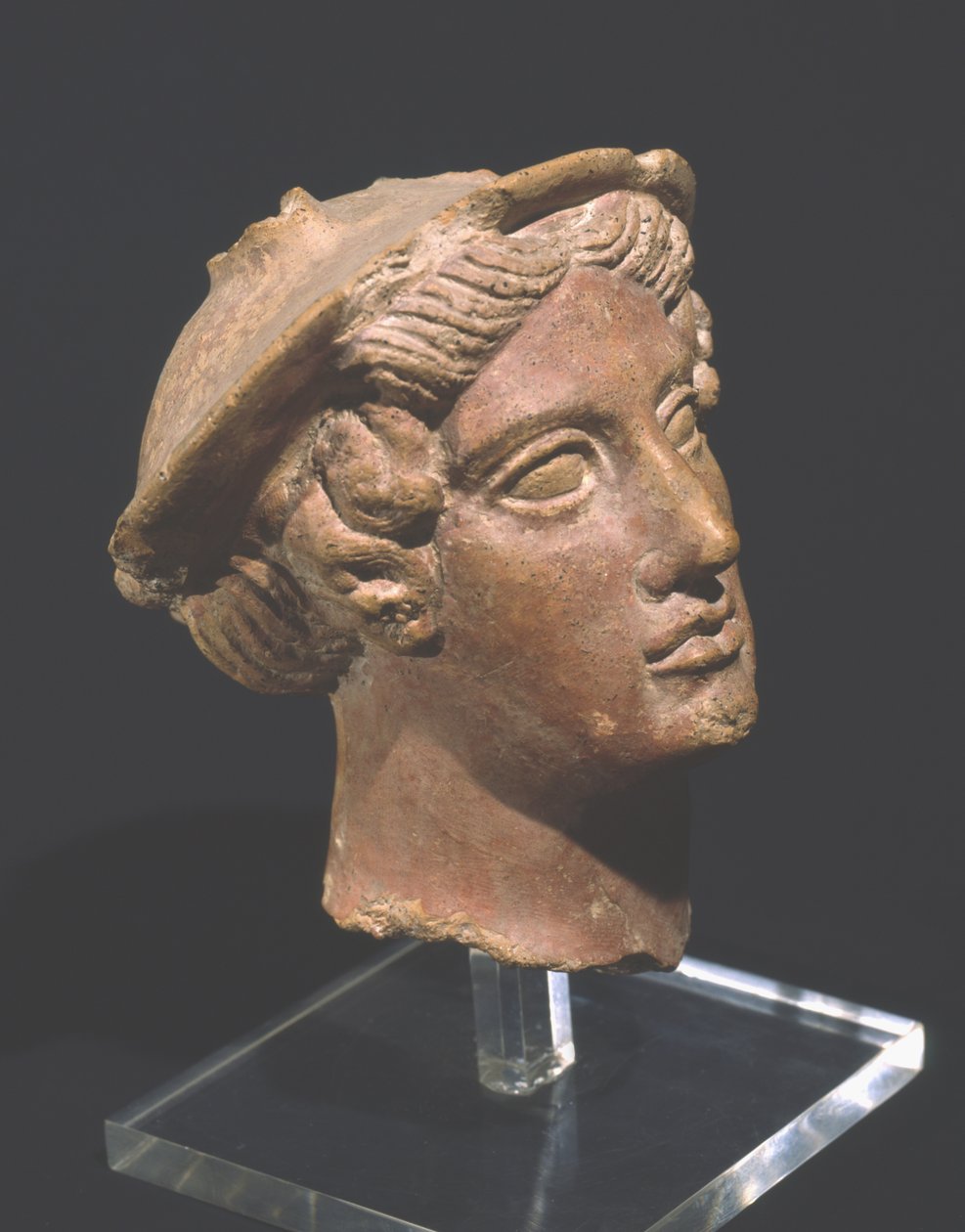 Kopf des Merkur, aus dem Tempel von Vignole o Falerii von Roman