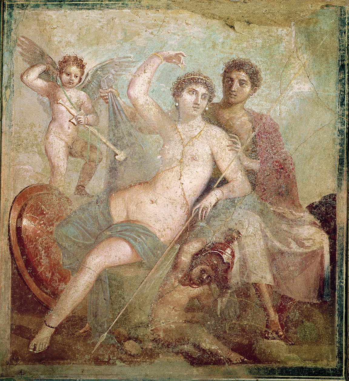 Mars und Venus aus dem Haus von Mars und Venus, Pompeji von Roman