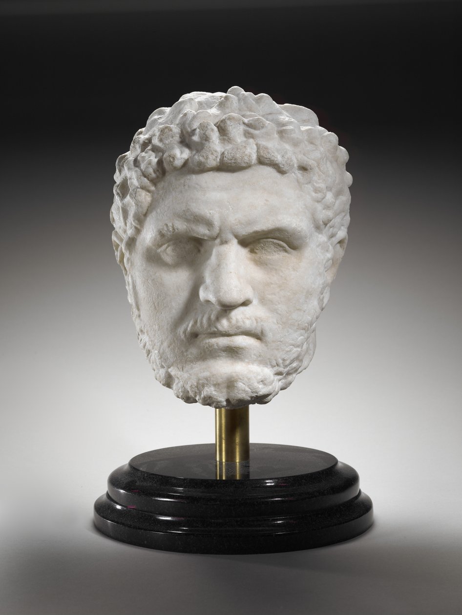 Porträt von Caracalla, Kaiser des Römischen Reiches, 211-217 n. Chr. von Roman