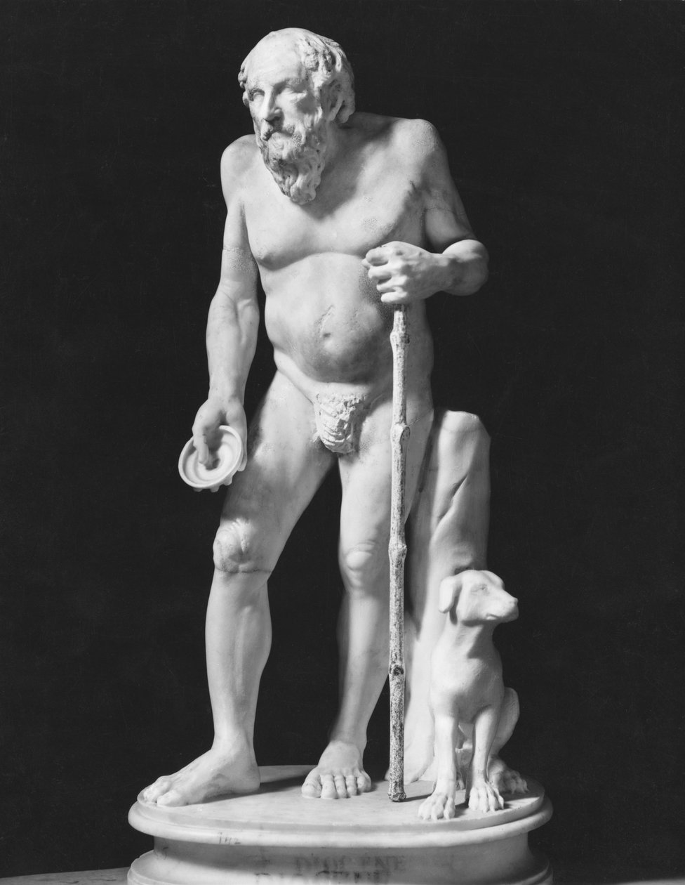 Diogenes bittet um Almosen, Hochimperialzeit (27 v. Chr. - 395 n. Chr.) von Roman Imperial Period