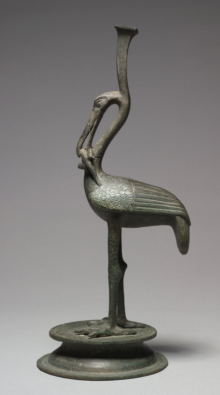 Ibis, der eine Eidechse frisst, 1. Jahrhundert v. Chr.-1. Jahrhundert n. Chr. von Roman Imperial Period