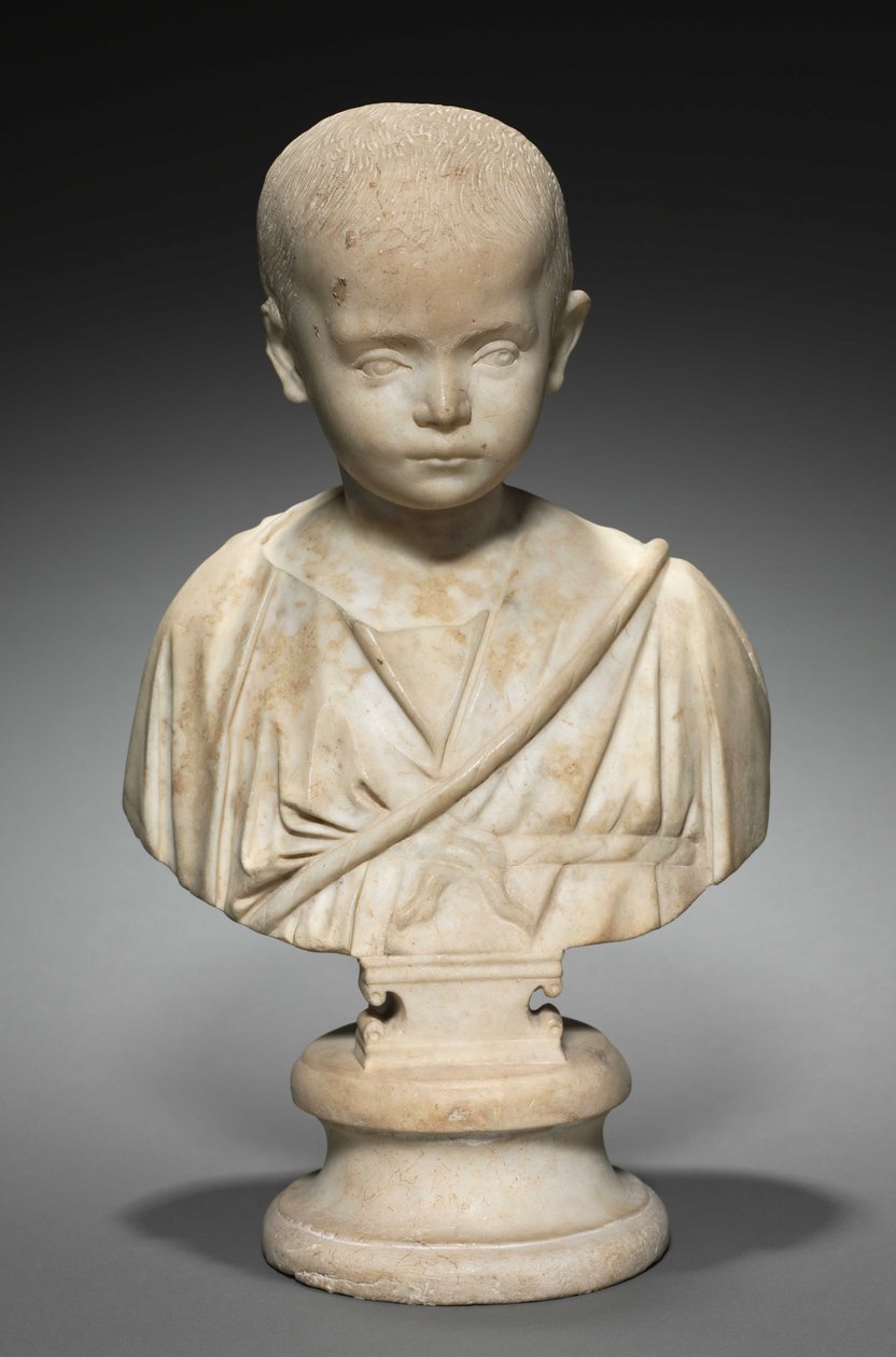 Porträtbüste eines Mädchens, ca. 250-275 von Roman Imperial Period