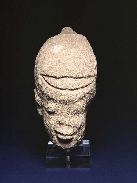 Helmtragender Kopf, aus Aniba, Nubien von Roman Period Egyptian