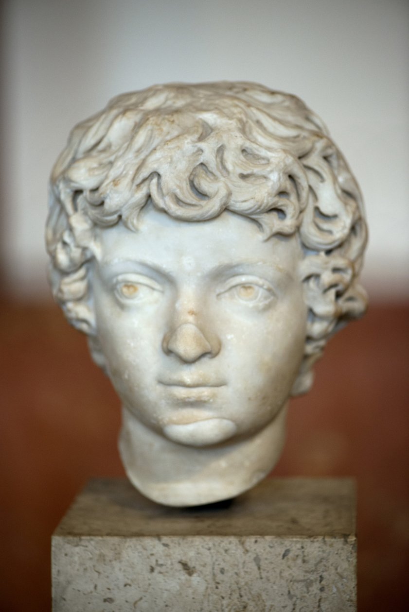 Kopf des römischen Kaisers Caracalla als Kind von Roman Roman