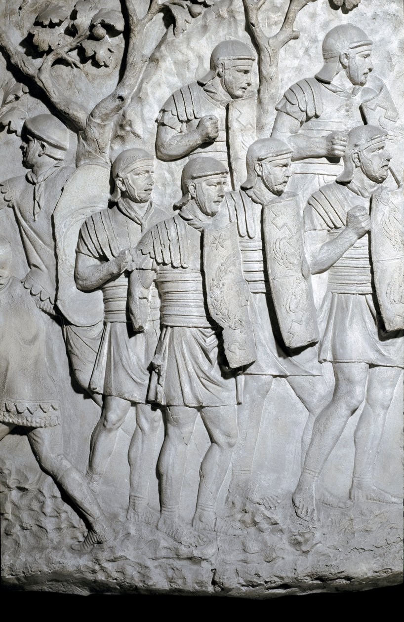 Römische Kunst: Römische Legionäre bereit zum Kampf von Roman Roman