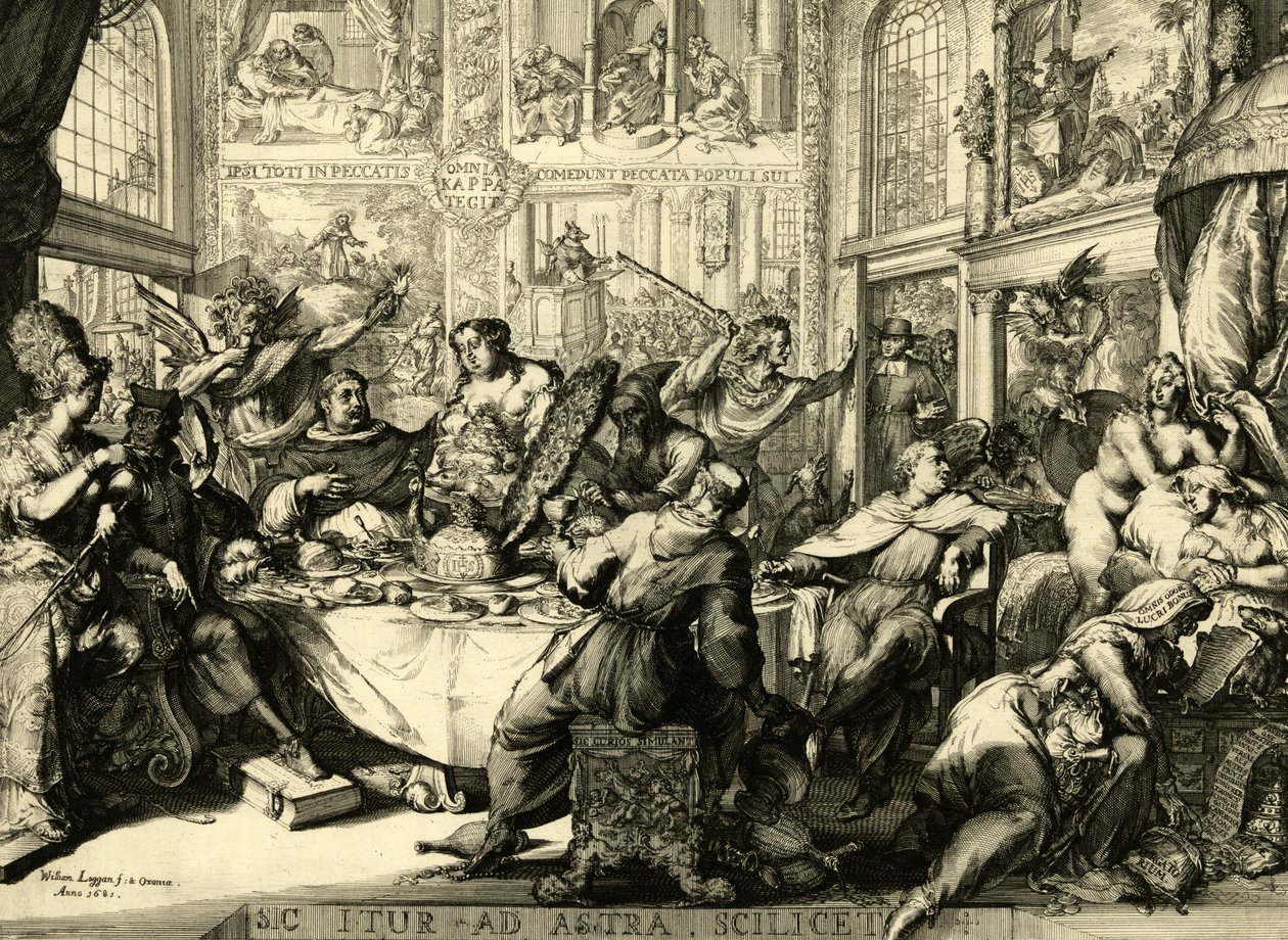 Sic itur ad astra scilicet 1681 von Romeyn de (after) Hooghe