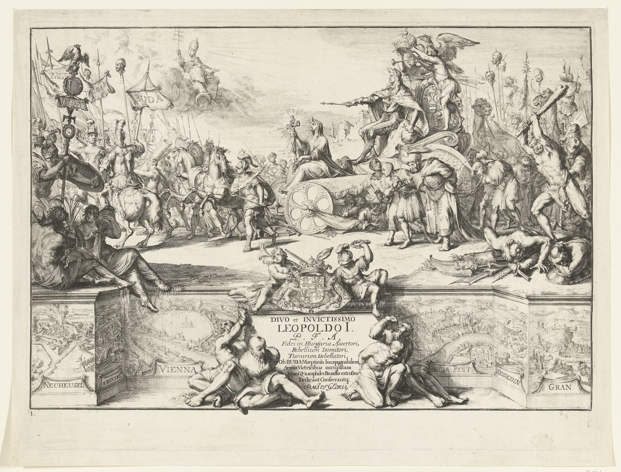 Allegorie auf die Siege von Leopold I von Romeyn de Hooghe