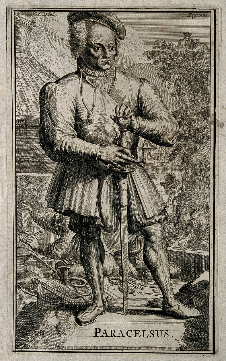 Philippus Theophrastus Aureolus Bombastus von Hohenheim Paracelsus von Romeyn de Hooghe